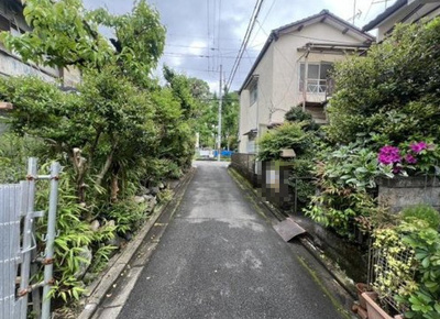 【前面道路含む現地写真】 | 花園猪ノ毛町　売土地（建築条件無）