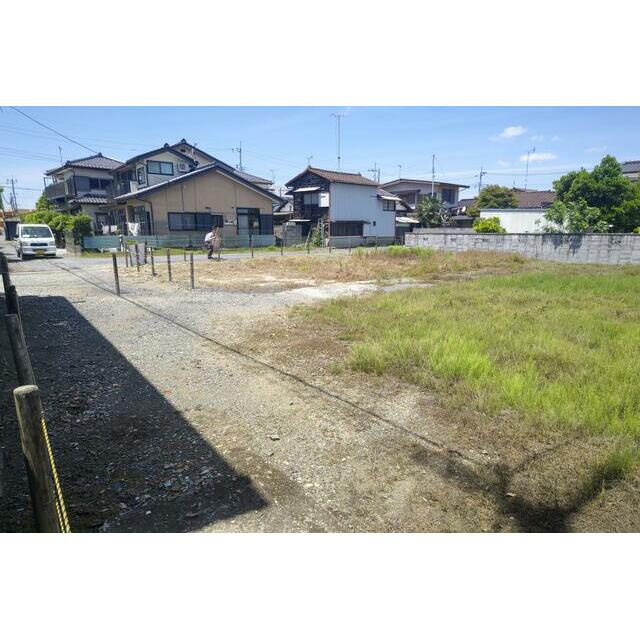 売地　水戸市渡里町の前面道路含む現地写真|前面道路含む現地写真です