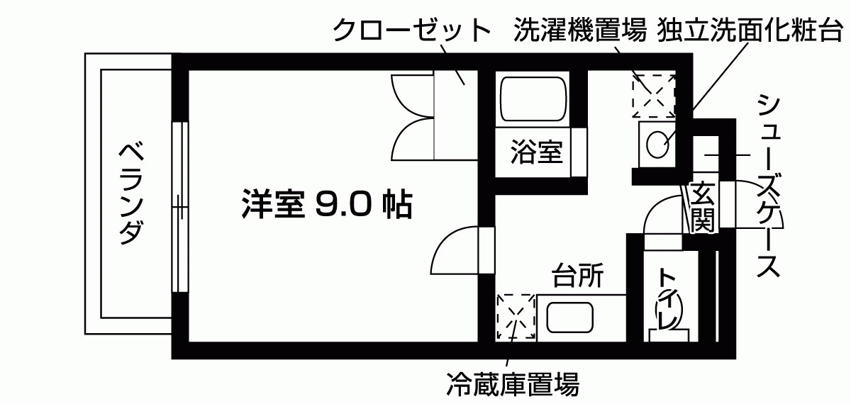 Peaceful朱雀の間取り|代表的な間取です