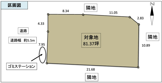 【区画図】 | 北区広瀬町土地 | 詳細はお問い合わせください♪