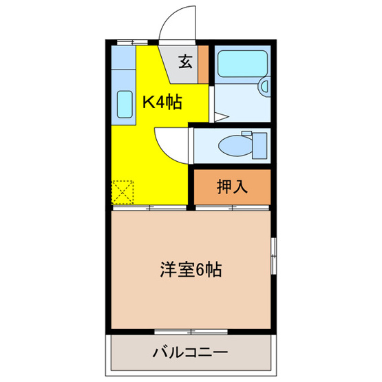 【間取り】 | フレグランス峰B棟 | 是非エイブル宇都宮東店へ！TEL028-614-3103