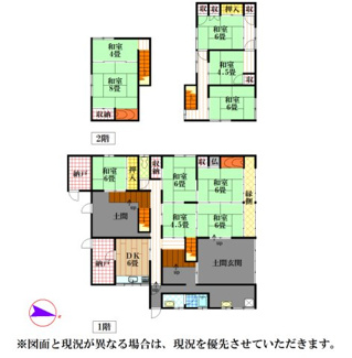 【間取り】 | 多可郡多可町中区安坂　貸家