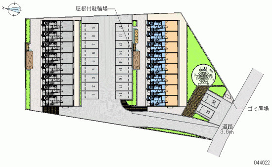 レオネクストライムの区画図