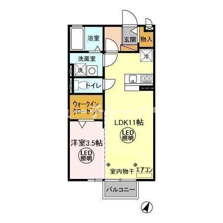 グリーンコートの間取り