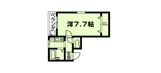八文字館の間取り|代表的な間取りです。