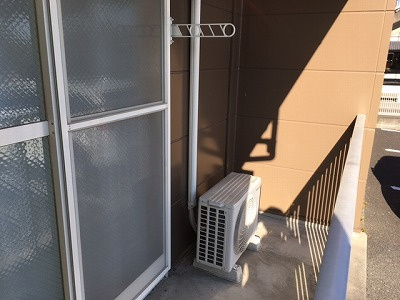 レオパレス不動塚Ⅱのバルコニー