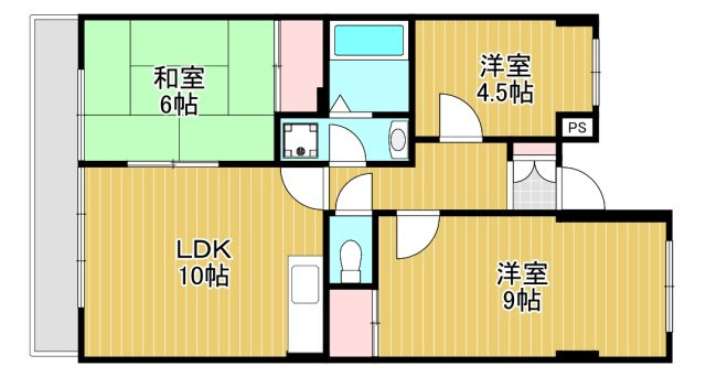 ビューラー千間台の間取り