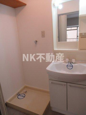 【洗面所】 | ファミール吉村（吉田賃貸） | 使いやすい洗面所です