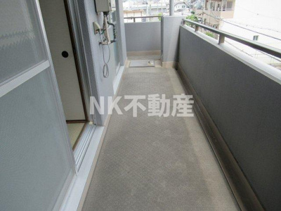 【バルコニー】 | ファミール吉村（吉田賃貸） | 広々としたバルコニーです