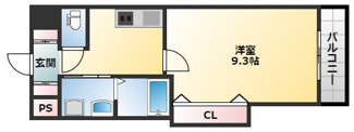 【間取り】 | Luxe布施北Ⅰ