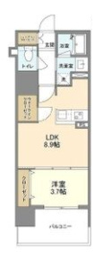 RJRプレシア南堀江の間取り