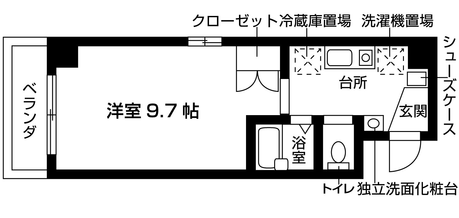 HGY富小路の間取り|代表的な間取りです