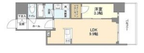 RJRプレシア南堀江の間取り