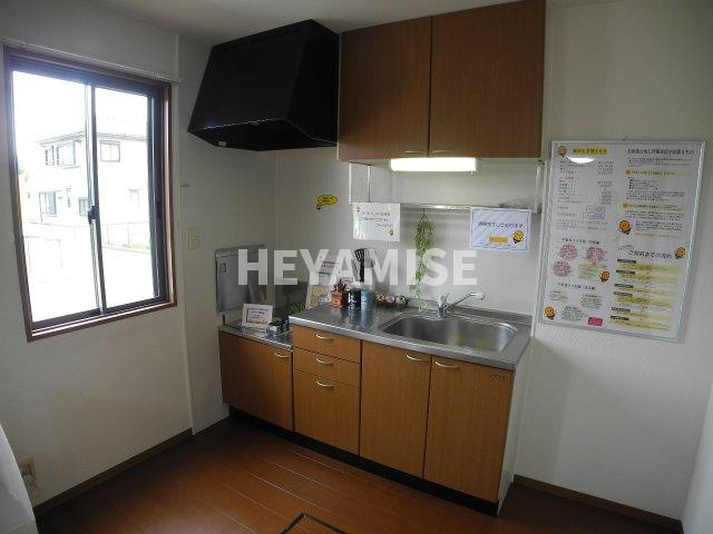 みのしま荘のキッチン|※室内画像は別号室のもの