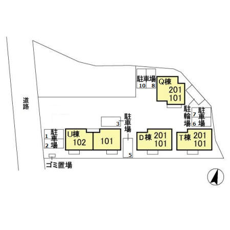 スペランツァ Dの区画図