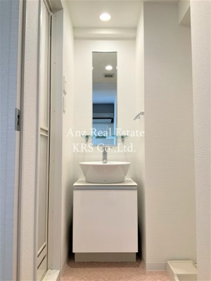 【洗面所】 | サムティ西長堀リバーフロント | デザイン性のある洗面化粧台♪