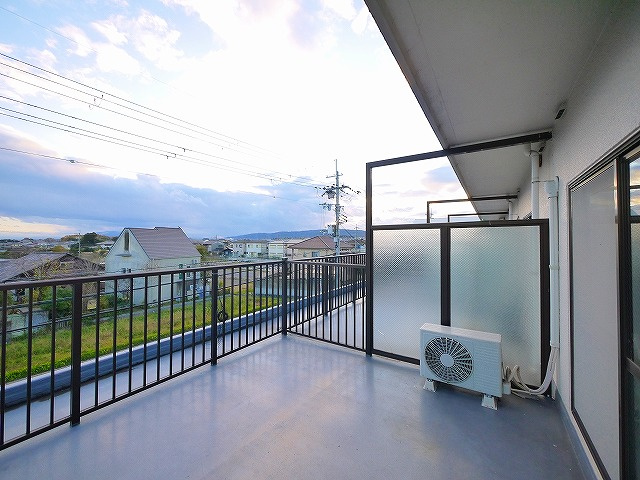 ローゼ宝来Ⅲのバルコニー