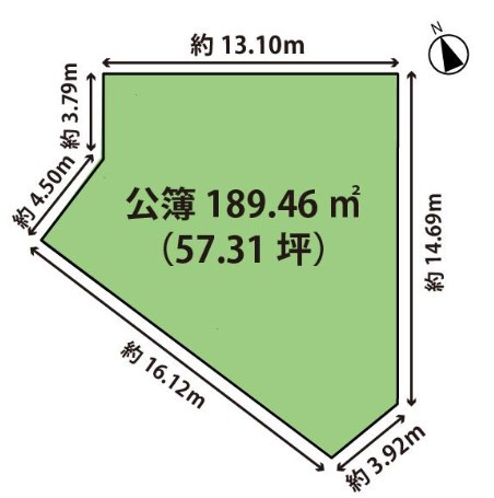 【土地図】 | S11682-3号地岩倉南