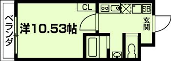 フラッツ室町の間取り|代表的な間取りです