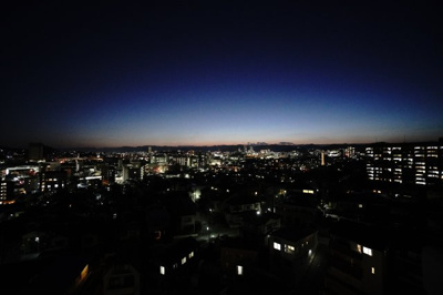 【展望】 | 【上質リノベ】サンヒルズCO-OPマンションＡ棟 | 現地（2024年6月3日20：00頃）撮影