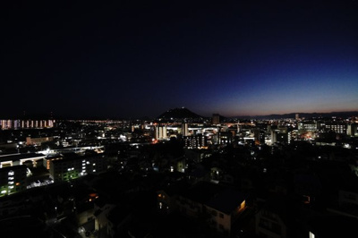 【展望】 | 【上質リノベ】サンヒルズCO-OPマンションＡ棟 | 現地（2024年6月3日20：00頃）撮影