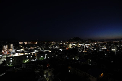 【展望】 | 【上質リノベ】サンヒルズCO-OPマンションＡ棟 | 現地（2024年6月3日20：00頃）撮影