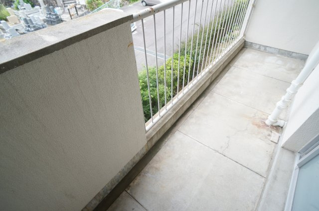 宝梅園のバルコニー