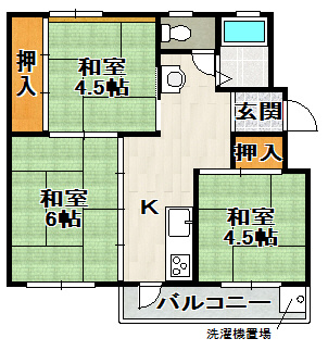 宝梅園の間取り