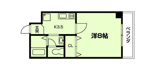 メゾンジュネスの間取り|代表的な間取りです。