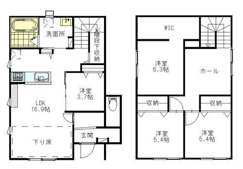 曙4丁目【築浅】中古住宅の間取り