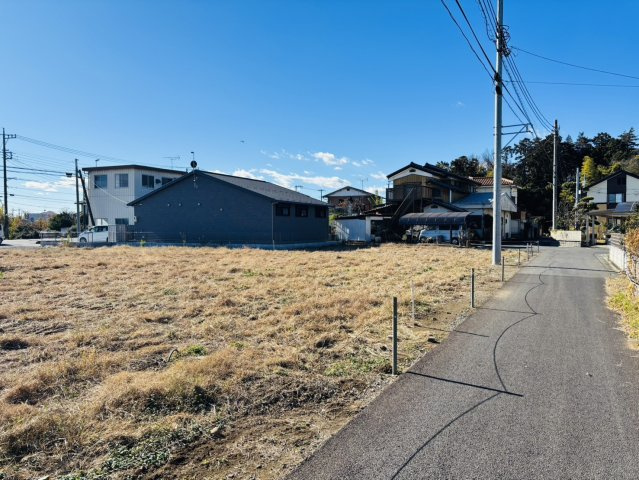 敷地面積63坪　売地　川越市天沼新田の外観|現地（2025年12月）撮影