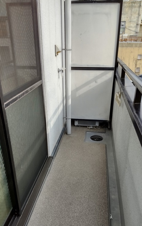 ハイツ大宮のバルコニー