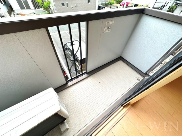 ウィルモア宮下のバルコニー