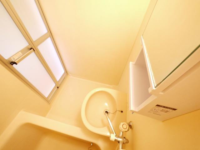 メゾン・ド・スリシエⅠ A棟の設備|スペースが確保できる洗面です