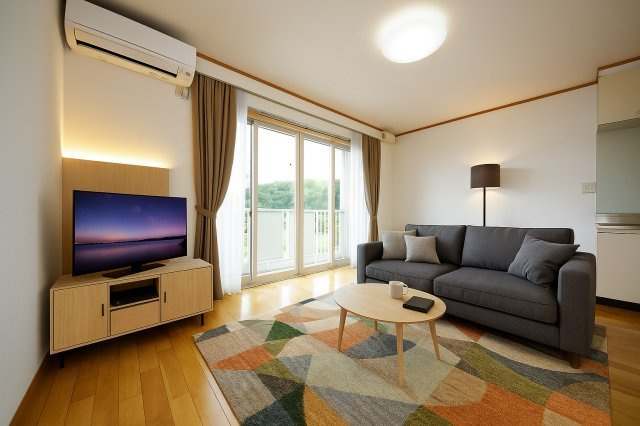 サンヒルズ広坂の居間・リビング|CG画像によるイメージになります。参考にご覧ください。