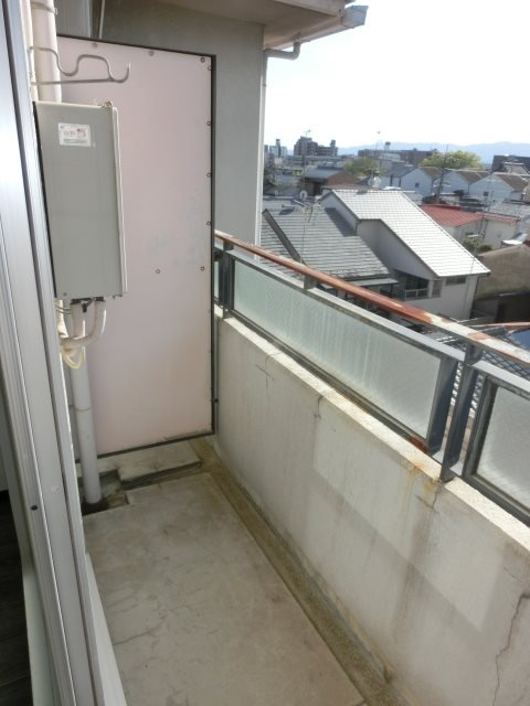 マーク西陣のバルコニー