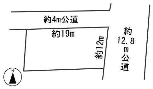６３４２４　本巣郡北方町東加茂土地の区画図