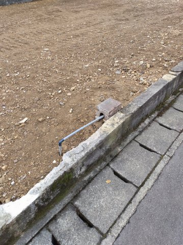 ６３４２４　本巣郡北方町東加茂土地の外観|上水道メーター13ミリ