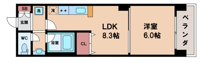 【間取り】 | コンソラーレ上町台Ⅱ