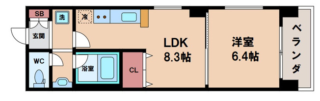 【間取り】 | コンソラーレ上町台Ⅱ
