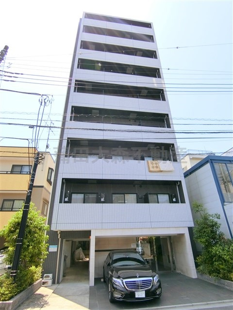 セジョリ蒲田の外観|外観タイル張り　2012年8月築　RC鉄筋コンクリート造地上9階建て総戸数32戸の分譲賃貸マンション　JR京浜東北線蒲田駅徒歩圏内、東急池上線蓮沼駅最寄りの東京都大田区西蒲田6丁目　