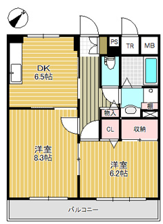 【間取り】 | 反転タイプ