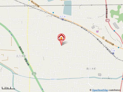 【地図】 | 北久米町431宮内貸家・