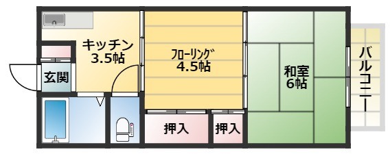 シティハイツ大塩の間取り
