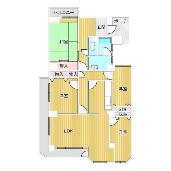 【間取り】 | ロイヤル東海川原町
