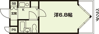 DETOM-1西陣聚楽の間取り