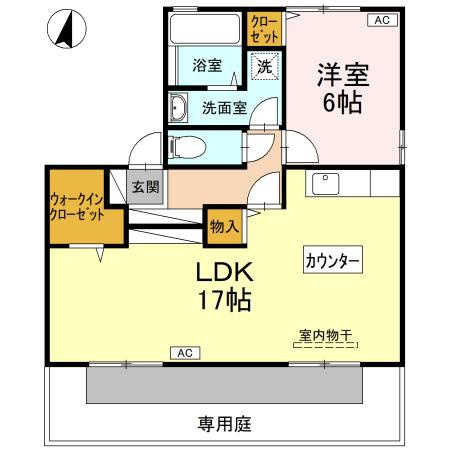 レジデンス矢三　Ｂ棟の間取り