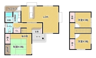 【間取り】 | 平佐町字天神坊戸建