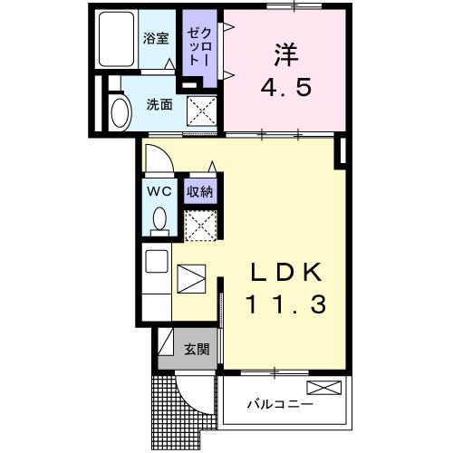 葵館の間取り