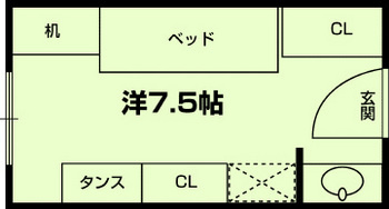 Nasic新田辺ハウスの区画図